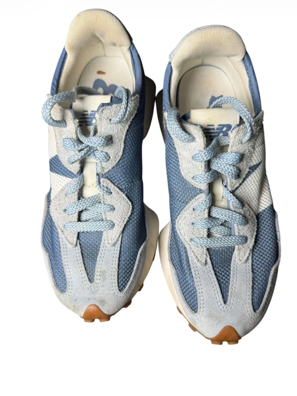 New Balance 327 MS327MQ Sneakers Blue White Gum Sole Women’s 6.5 / Men’s 5